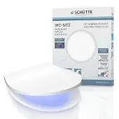 Schutte WC-Bril 82950 WIT - Duroplast - Soft Close - Afklikbaar - RVS Scharnieren - Belastbaar tot 175 kg - Gelakt - Wit