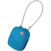Boompods Bagageslot TSA-gecertificeerd met geïntegreerd verbonden baken Blauw