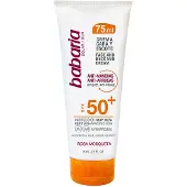 Babaria Zonnevloeistof - - Anti-vlekken Gezicht &amp; Dekolleté - SPF 50+ - 75 ml - Unisex