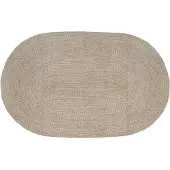 vidaXL Vloerkleden Wit 152 x 245 cm Jute