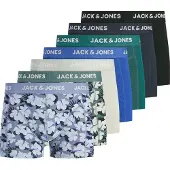 Jack & Jones Boxershorts 'JACBEN' royal blue/koningsblauw / greige / smaragd / zwart