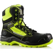 Buckbootz Werkschoen BVIZ1 Hoog S3 + KN | Zwart/Oranje BVIZ1OR | Maat 43 - 00.176.086.43
