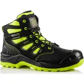 Buckbootz Werkschoen BVIZ2 Hoog S3 + KN | Zwart/Oranje BVIZ2OR | Maat 47 - 00.176.084.47