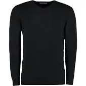 Kustom kit K352 Regular Fit Arundel V-Neck Sweater