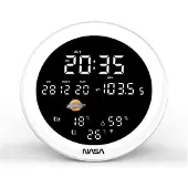 Agfa Weerstation en Bluetooth luidspreker WSP1700 met wekkerradio Hout