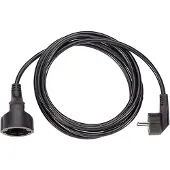 Bachmann Verleng kabel, Beschermcontact 230V 2m zwart