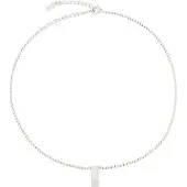 Diesel Ketting rood / zilver