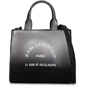 Karl Lagerfeld Handtas antraciet / wit