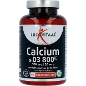 Lucovitaal Calcium & D3 800 IE 500 mg / 20 mcg 90 St Kauwtabletten