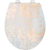 Wenko Embossed softclose toiletzitting Agate