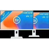 BlueBuilt 27 Pouces Quad HD Écran PC Lot de 2