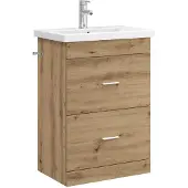 vidaXL Badkamermeubel Set Artisanaal eiken 61 x 40 x 84,5 cm