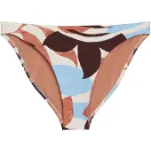 Marc o'polo Bikinibroek ' Breezy Leaf ' crème / lichtblauw / donkerbruin / oranjerood
