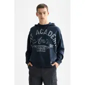 Scotch & Soda Wash Artwork Hoodie Sky Captain Maat: XXL | Hoodies Outlet | Heren | Blauw