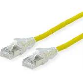 Dätwyler Patchkabel Kat.6A (Class EA) S/FTP, CU 7702 flex LSOH, AMP v2, gelb, 2 m