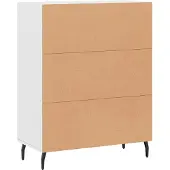 vidaXL Dressoir, wit, 69,5 x 34 x 90 cm, houtvezel