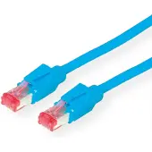 Secomp DÄTWYLER S/FTP Patchkabel Cat.6 (Class E), CU 7702 flex LS0H, Hirose TM21, blauw, 5 m