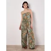 Apricot Jumpsuit kaki / mintgroen / oranje / abrikoos