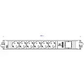 Bachmann STEP ALU 6x geaard contact 1x USB-oplader 1xABD