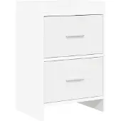 vidaXL Nachttafels Wit 40 x 30 x 60 cm Bewerkt hout