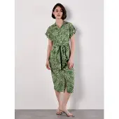 Apricot Jurk grijs / groen