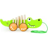 Hape Trekdier Krokodil - - E0348 - Unisex - Binnen