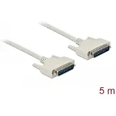 DeLOCK Serial Cable D-Sub 25 male to male 5 m