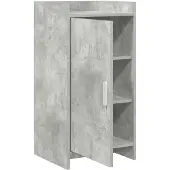 vidaXL Dressoir, betonkleur, 40 x 36 x 80 cm, houtvezelplaat