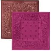 HUGO Set van twee bandana’s van katoenen popeline met print