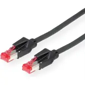Secomp DÄTWYLER S/FTP Patchkabel Cat.6 (Class E), CU 7702 flex LS0H, Hirose TM21, zwart, 7 m