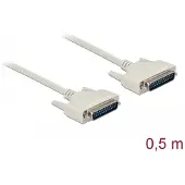 DeLOCK Serial Cable D-Sub 25 male to male 0.5 m
