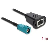 DeLOCK Cable HSD Z male to RJ45 jack 1 m