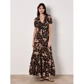 Apricot Zomerjurk crème / lichtbruin / lichtoranje / zwart