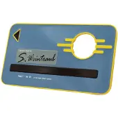 Fanattik Fallout: New Vegas Replica Vault 21 Security Keycard Limited Edition Replica: 1/1