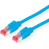 Secomp KERPEN F6-90 S/F H, klaar voor gebruik, Cat.6 (Class E), HiRose, blauw, 3 m
