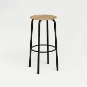 TIPTOE SSD Barkruk Graphite Black | 75 cm