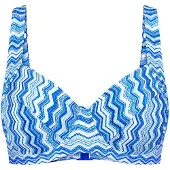 Triumph Bikinitop ' Red Label Mix & Match Summer ' blauw / wit