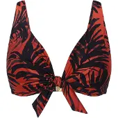 Triumph Swimwear Voorgevormde Bikinitop Summer Palm | Maat: 44E | Kleur: Bruin