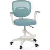 Hjh OFFICE Kinderbureaustoel / kinderstoel KIDDY SMART stof aqua