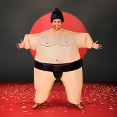 Mikamax Sumo Wrestler Costume - Opblaasbaar - Worstelpak