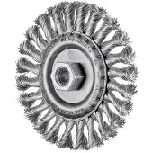 PFERD Schuurmiddelen, Ronde borstel geknoopt RBG Ø 115 x 12 mm M14 roestvrij staaldraad 0,35 voor haakse slijper 1 st.