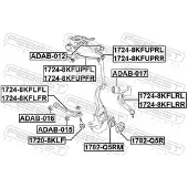 FEBEST 1724-8KFLFL Draagarm