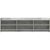 vidaXL TV-meubels, 168 x 33 x 47 cm, betonkleur, houtvezel