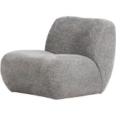 Woood Nomu Fauteuil Craquelé - Velvet - Lichtblauw - 74x76x92