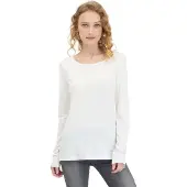 Ragwear Dames-T-shirt met lange mouwen Fllorah Gots