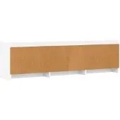 vidaXL TV Kast 168 x 33 x 47 cm Wit Bewerkt hout