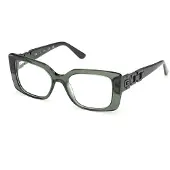 GUESS GU50322 Shiny dark green 51/17/140 WOMAN Brilmonturen