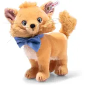 Steiff Aristocat Toulouse staande mohair knuffel 18 cm filmfiguur.