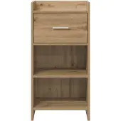 vidaXL Dressoir Artisanaal eiken 40 x 36 x 80 cm Bewerkt hout