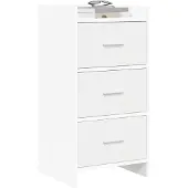 vidaXL Dressoir Wit 40 x 36 x 80 cm Bewerkt hout